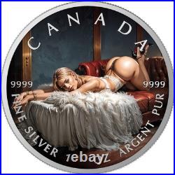 Lustful Sofa Edition 2026 $5 1 oz Silver Maple Leaf Coloured Coin 200 Mintage