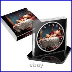 Lustful Sofa Edition 2026 $5 1 oz Silver Maple Leaf Coloured Coin 200 Mintage