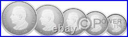 MAPLE LEAF Set 5x Silver Coin Canada 2027