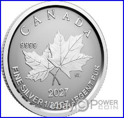 MAPLE LEAF Set 5x Silver Coin Canada 2027