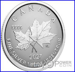 MAPLE LEAF Set 5x Silver Coin Canada 2027