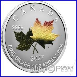 MAPLE LEAF Set 5x Silver Coin Canada 2027 MAPLE LEAF Set 5x Silver Coin Canada 2027