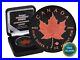 Maple Leaf 1OZ Ruby Ruby 2023 Silver Silver Black Ruthenium Canada Canada 250P2