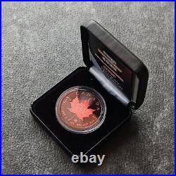 Maple Leaf 1OZ Ruby Ruby 2023 Silver Silver Black Ruthenium Canada Canada 250P2