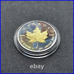 Maple Leaf 2023 Silver Silver 4 Elements Nature Elements Canada Canada ONLY 100