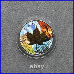 Maple Leaf 2023 Silver Silver 4 Elements Nature Elements Canada Canada ONLY 100