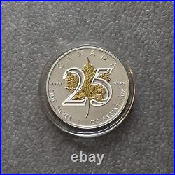 Maple Leaf 25th Anniversary 2013 Canada Canada Silver Silver 24kt Gold ONLY 250 2