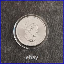 Maple Leaf 30th Anniversary 2018 Canada Canada 1oz Silver Silver Gilded ONLY 300