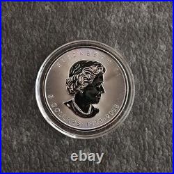 Maple Leaf 30th Anniversary 2018 Canada Canada 1oz Silver Silver ONLY300 Gilded 3
