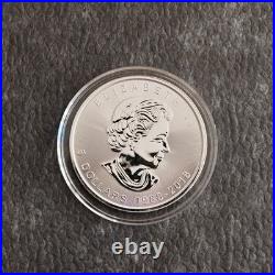 Maple Leaf 30th Anniversary 2018 Canada Canada 1oz Silver Silver ONLY300 Gilded 3