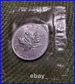 Maple Leaf 5 Cad 1997 1 Ounce Silver Brilliant Uncirculated Originalverschweißt
