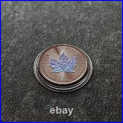 Maple Leaf Black Holographic 2023 Canada Canada Silver Silver CASE Certificate 250BU 1