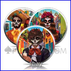 Maple Leaf Day of the Dead 3 x 5 CAD 1oz 2022 (Glow in the dark)