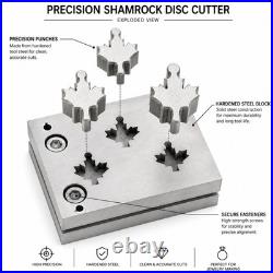 Maple Leaf Disc Cutter Set 3 Punches Steel Jewelry Making Metal Cut Gold Silver