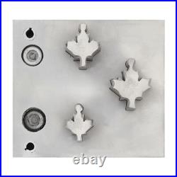 Maple Leaf Disc Cutter Set 3 Punches Steel Jewelry Making Metal Cut Gold Silver