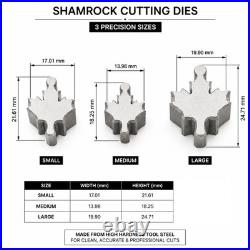 Maple Leaf Disc Cutter Set 3 Punches Steel Jewelry Making Metal Cut Gold Silver