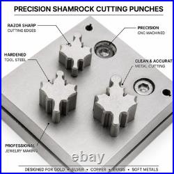 Maple Leaf Disc Cutter Set 3 Punches Steel Jewelry Making Metal Cut Gold Silver