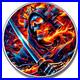 Maple Leaf Grim Reaper Samurai Canada 2024 Silver Coin Black Ruthenium