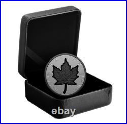Maple Leaf Super Incuse. Canada $20 2023. 99.99% silver coin, rhodonized Maple Leaf Super Incuse. Canada $20 2023. 99.99% silver coin, rhodonized