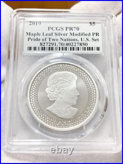 Maple leaf silver coin PCGS highest appraisal sign label limited to 40