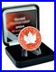 Maple leaf space red 1 oz silver coin $5 Canada 2024 silber COA BOX 500 Minted