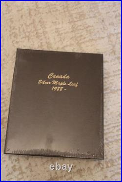NEW Dansco Album Canada Silver Maple Leaf 1988 Rare Book 4 Pages