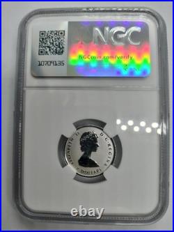 NGC PF70 2025 $2 1/10 oz Silver Coin Canadian Maple Leaf / 18