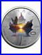 NORTHERN MAJESTY Maple Leaf 1 Oz Silver Coin 5$ Canada 2025
