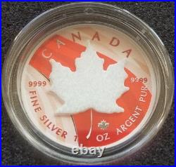 Opal Maple Leaf 2000 Canada $5 Silver Maple. 9999 Silver 1 oz No. 03/500