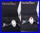 Pandora Canada Exclusive Murano Glass Charm S925 ALE Silver Maple Leaf Design