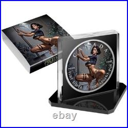 Pole Dance Edition 2026 $5 1 oz Silver Maple Leaf Coloured Coin 200 Mintage