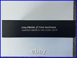 Pride of Two Nations 2019 Limited Edition Two-Coin Set 19XB Eagle Maple Leaf