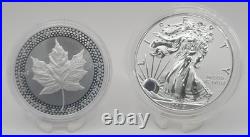 Pride of Two Nations 2019 Silver 999 Coin Set USA and Canada Limited Edition