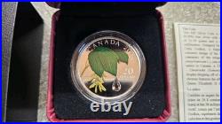 Proof Silver 10 Dollar 2010 Maple Leaf with Crystal Raindrop Swarovsky Proof
