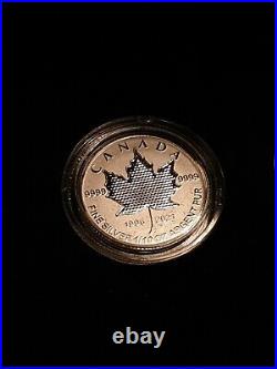 Pure Silver Maple Leaf Fractional coins Set 2021