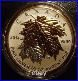 RARE collectible! Canada 2014 Fine Silver Fractional Set Maple Leaf