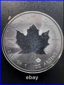 Random date 1oz SILVER Maple Leaf. 9999 PURE GORGEOUS! While They Last