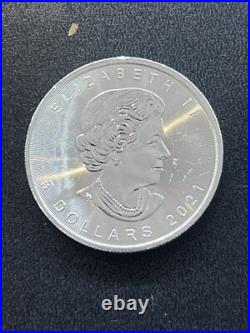 Random date 1oz SILVER Maple Leaf. 9999 PURE GORGEOUS! While They Last