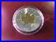 Rare 2014 Candian Mint Maple Silver Bullion with Gold Maple? 999 Fine Silver