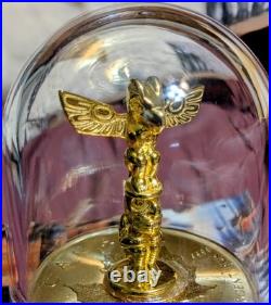 Rare 24Kt Gilded Silver Totem Pole On9999 Fine Silver Canadian Maple Leaf Dollar