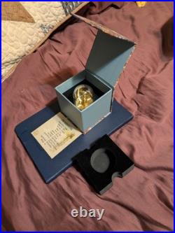 Rare 24Kt Gilded Silver Totem Pole On9999 Fine Silver Canadian Maple Leaf Dollar