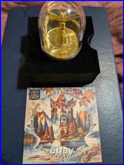 Rare 24Kt Gilded Silver Totem Pole On9999 Fine Silver Canadian Maple Leaf Dollar