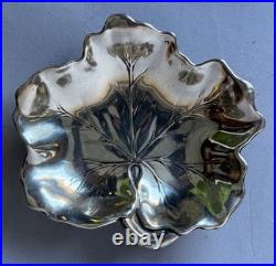 Reed and Barton Model X102 Sterling Maple Leaf Candy Dish 2.6oz