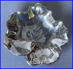 Reed and Barton Model X102 Sterling Maple Leaf Candy Dish 2.6oz