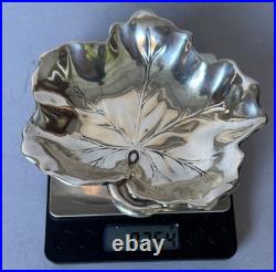 Reed and Barton Model X102 Sterling Maple Leaf Candy Dish 2.6oz