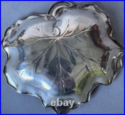Reed and Barton Model X102 Sterling Maple Leaf Candy Dish 2.6oz