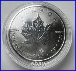 Royal Canadian Mint 1oz Silver Maple Bullion Coin 2019 9999 Fine Silver