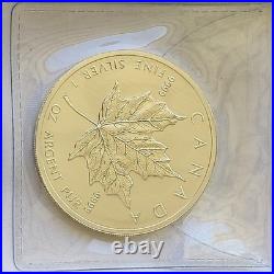 Royal Canadian Mint 2012 $5 Canadian Maple Leaf 1oz. 9999 Fine Silver Coin