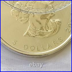 Royal Canadian Mint 2012 $5 Canadian Maple Leaf 1oz. 9999 Fine Silver Coin