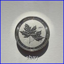 Royal Canadian Mint 2017 Canadian Maple Leaf $10 2oz Silver Bullion Coin